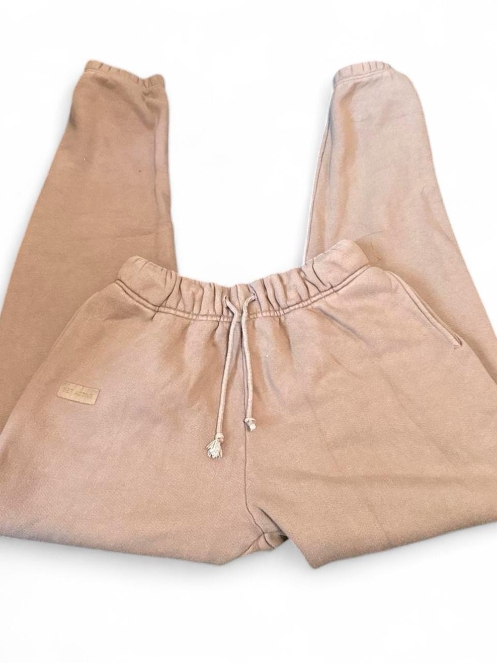 SET Active Tan Straight Leg Sweatpants